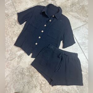 SHEIN Black Apparel Set | Size S